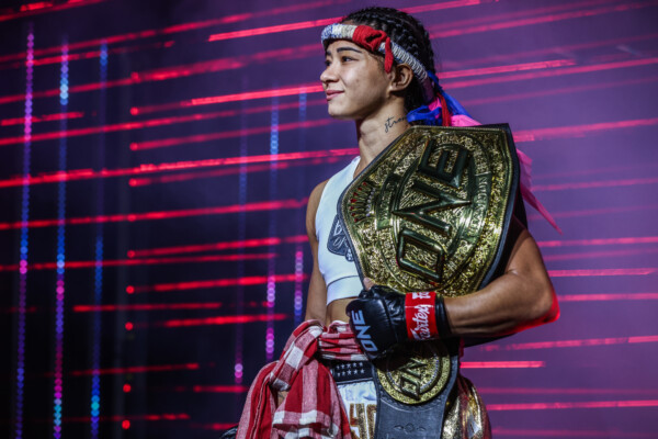 ONE Women's Atomweight Muay Thai World Champion Allycia Hellen Rodrigues