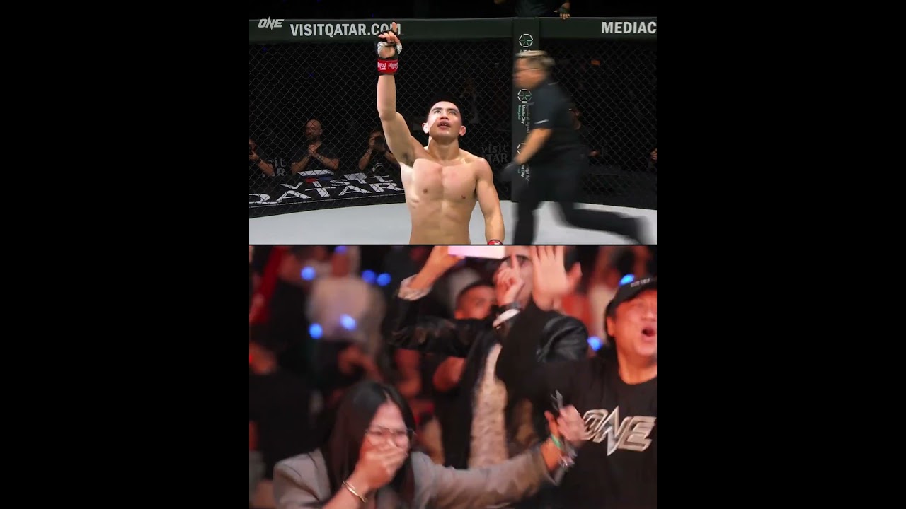 Filipino pride  Denice Zamboanga backed Joshua Pacio all the way to the W!