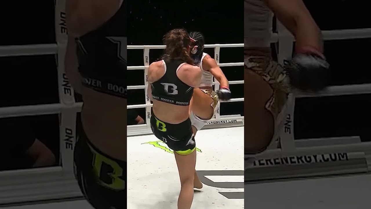 Razor sharp kick from the mom champ Allycia Hellen Rodrigues!