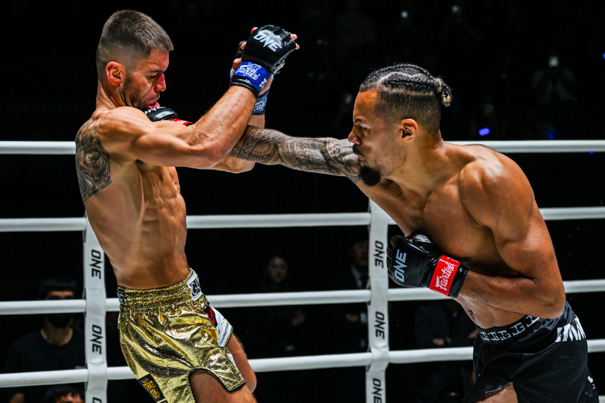 Muay Thai fighters Regian Eersel and George Jarvis