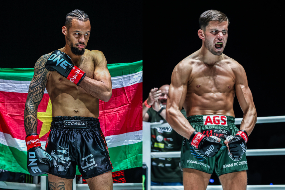 Muay Thai fighters Regian Eersel and George Jarvis