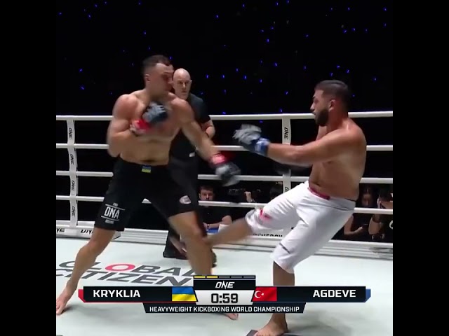 Samet Agdeve did DAMAGE to Roman Kryklia's lead leg