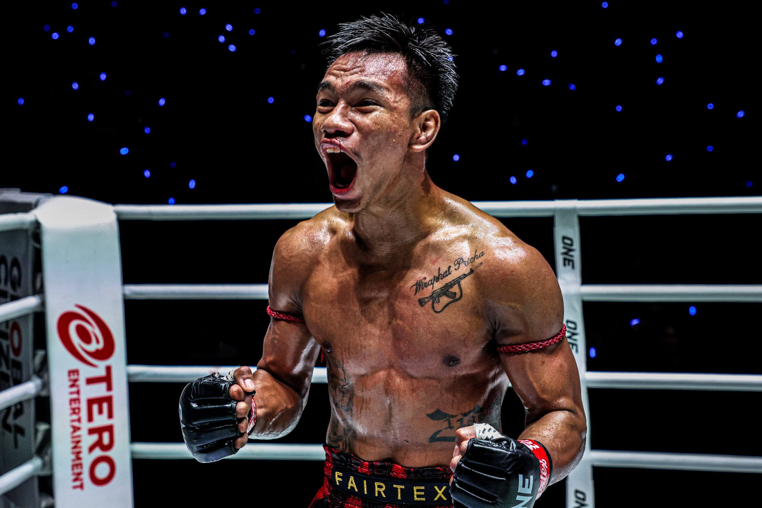 Muay Thai fighter Shadow Singha Mawynn