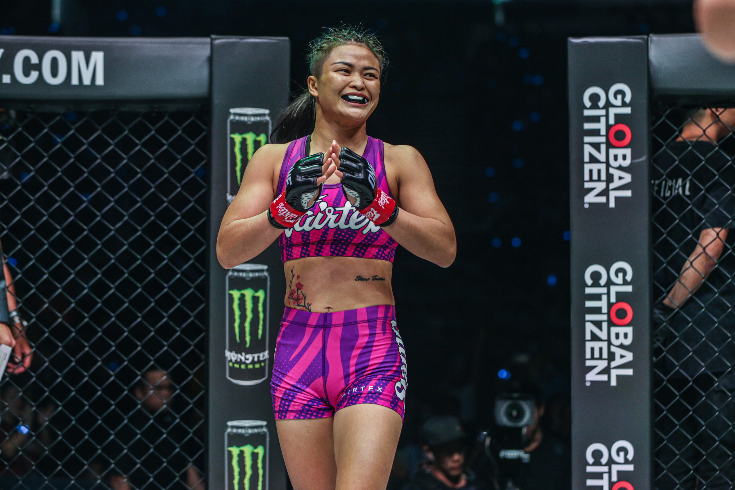 Stamp Fairtex Ham Seo Hee ONE Fight Night 14 2
