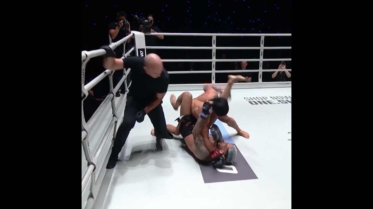 THUNDEROUS ⚡ Lito Adiwang storms Mauro Mastromarini for a first round TKO!